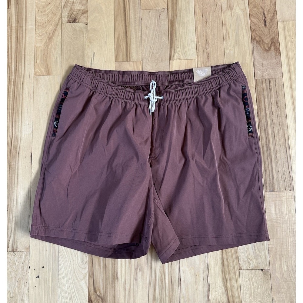 NEW Wowie Sapien 2.0 Men's 2XL Chino Shorts Red Brown Stretch Performance
